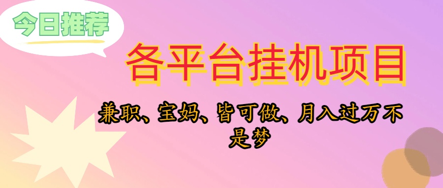 （10642期）靠挂机，在家躺平轻松月入过万，适合宝爸宝妈学生党，也欢迎工作室对接-灵牛资源网