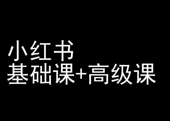 小红书基础课+高级课-小红书运营教程-灵牛资源网