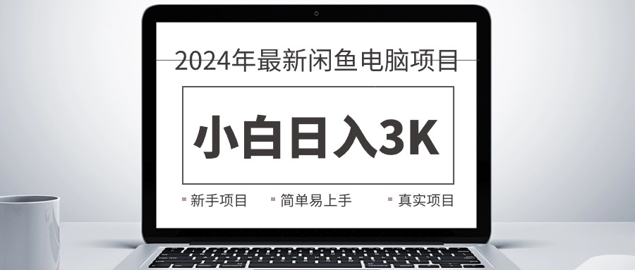 （10845期）2024最新闲鱼卖电脑项目，新手小白日入3K+，最真实的项目教学-灵牛资源网