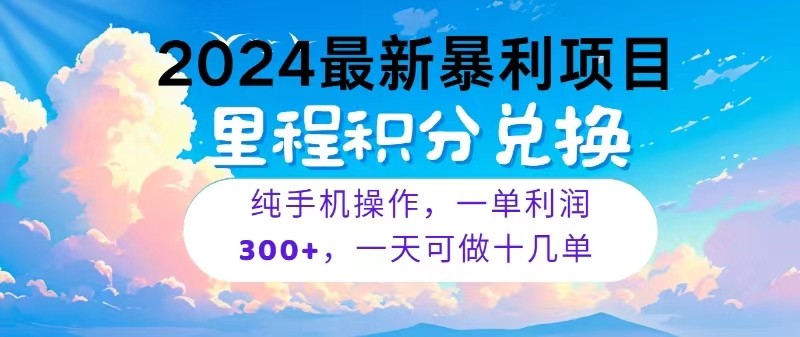 2024最新项目，冷门暴利，一单利润300+，每天可批量操作十几单-灵牛资源网