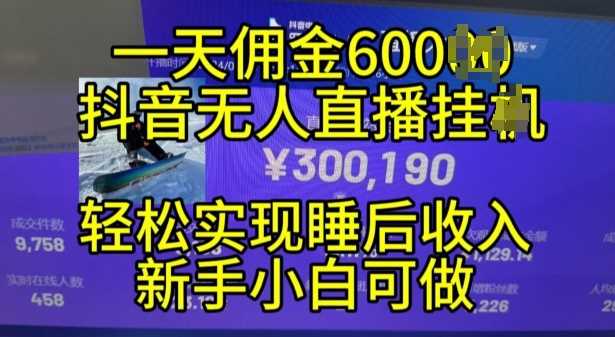 2024年11月抖音无人直播带货挂JI，小白的梦想之路，全天24小时收益不间断实现真正管道收益【揭秘】-我爱学习网