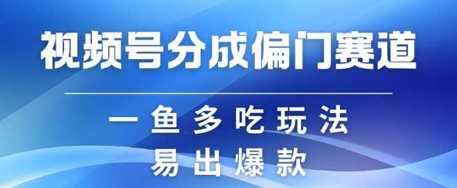 视频号创作者分成计划偏门类目，容易爆流，实拍内容简单易做【揭秘】-我爱学习网