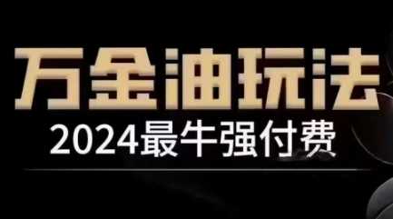 2024最牛强付费，万金油强付费玩法，干货满满，全程实操起飞（更新12月）-我爱学习网