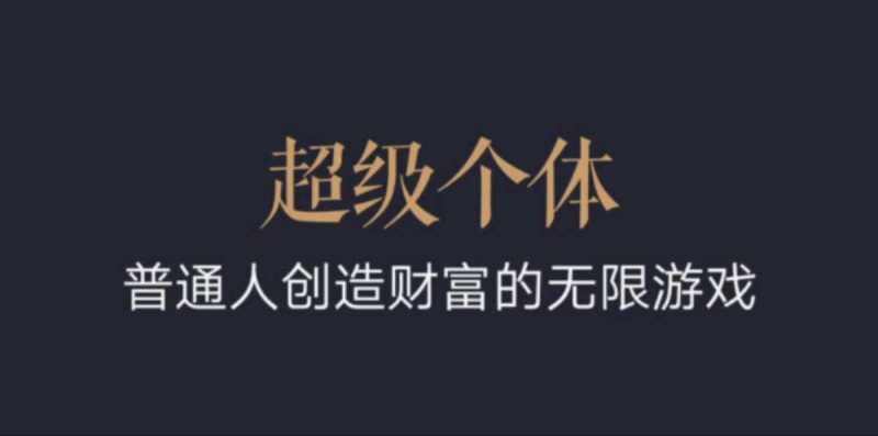 超级个体：2024-2025翻盘指南，普通人创造财富的无限游戏-我爱学习网