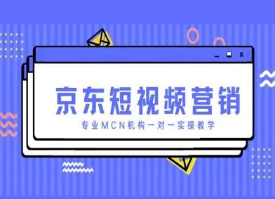 京东短视频营销项目，专业MCN机构一对一实操教学-网创资源库