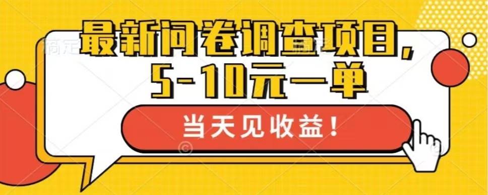 （13167期）最新问卷调查项目，单日零撸100＋-我爱学习网