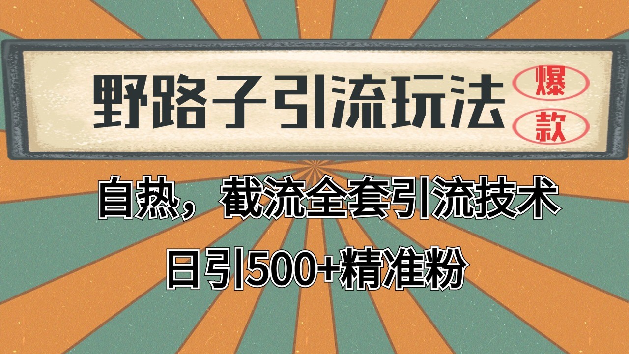 抖音小红书视频号全平台引流打法，全自动引流日引2000+精准客户-我爱学习网